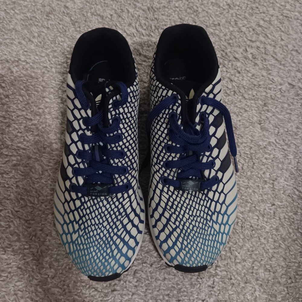 Adidas Originals Zx flux xeno glow in the dark 3M reflective sneakers - Picture 2 of 6